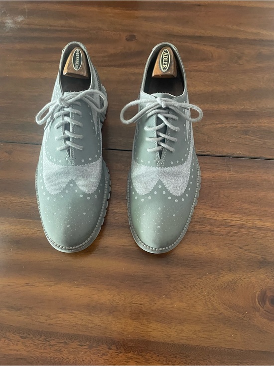 Cole Haan Other - Cole Haan Light Gray Wingtip Derby Shoes